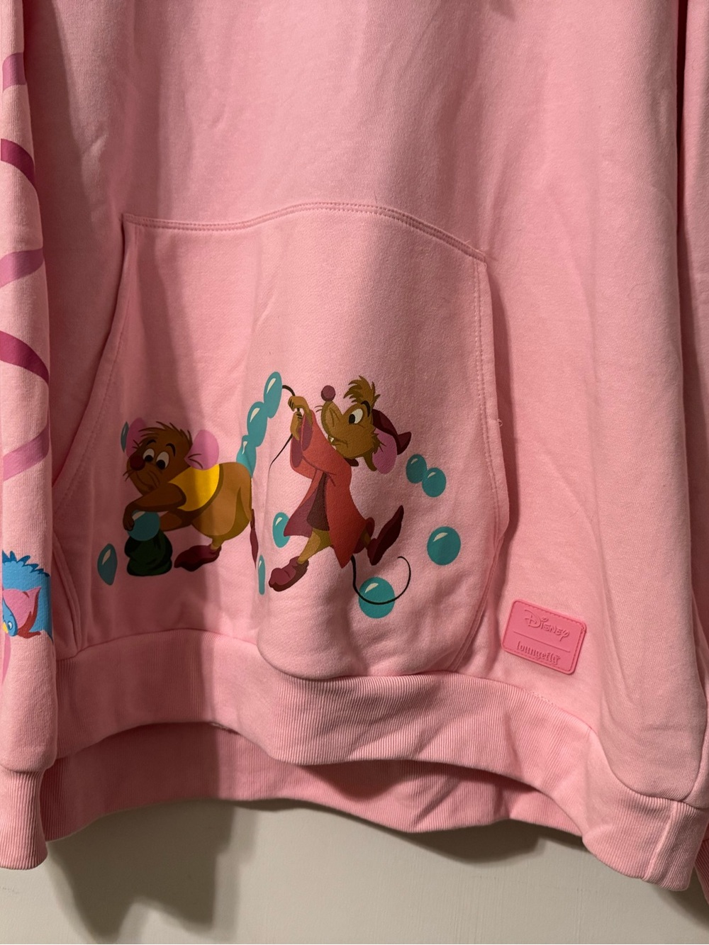 Pink Loungefly Hoodie with Drawstring - Picture 3 of 4